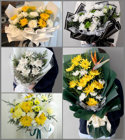 贵州毕节市织金县阿弓镇官寨村白事花束代送